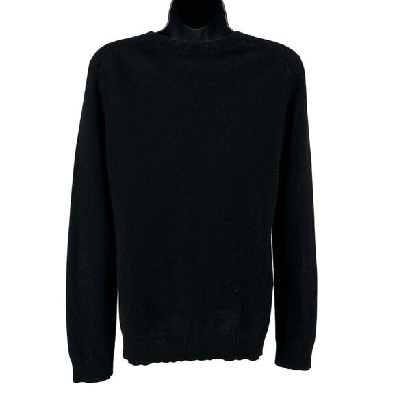 Charter Club Luxury Cashmere Sweater WMNS M Pullover Black Long Sleeves Stretchy - Picture 4 of 7